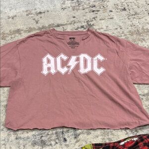 AC/DC Pink Graphic Tee